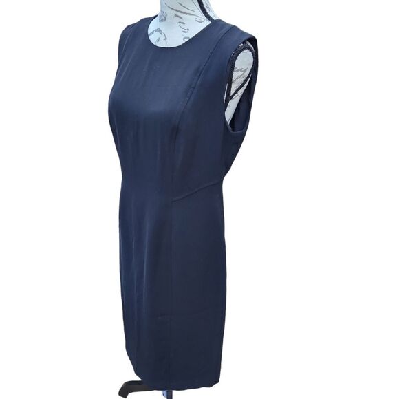 Hobbs -704 Women's London Black Adaline Sheath Dress Size 8 - Picture 3 of 10
